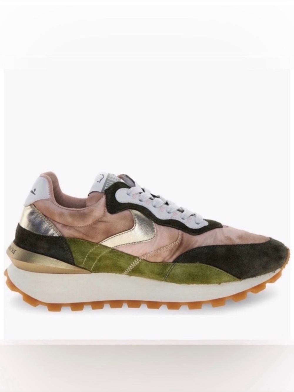 NWT VOILE BLANCHE Qwark Hype Sneaker in Army Green - Picture 3 of 16